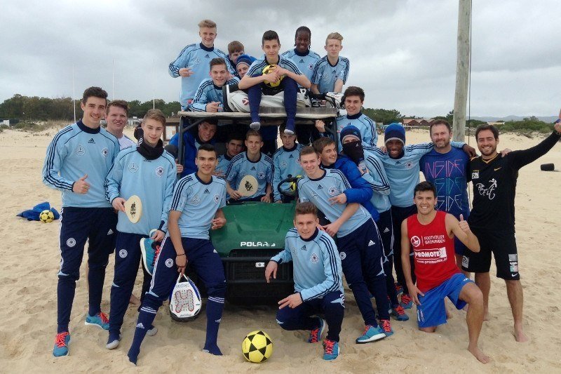 Team building activity with Germany U16 national team